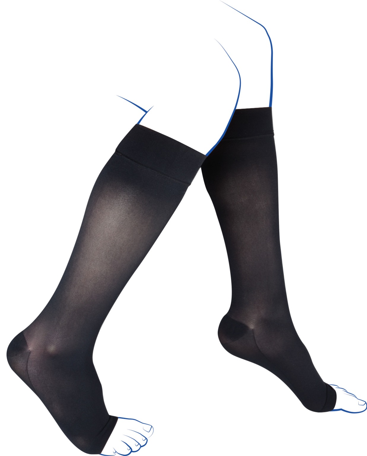 VENOFLEX KOKOON（コクーン）女性用 ハイソックス 20-36mmHg つま先